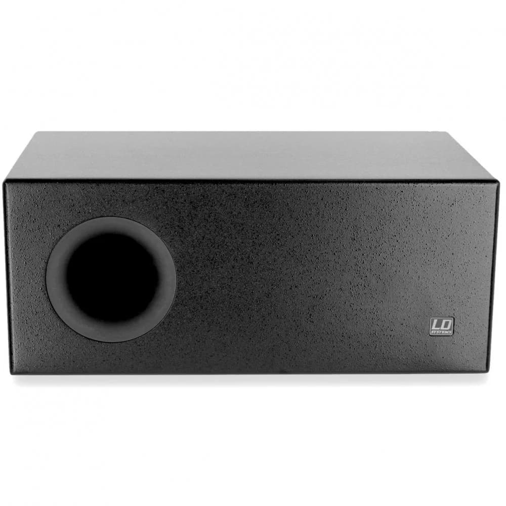 LD SYSTEMS Громкоговоритель активный сабвуфер LDSUB88A ЧЕРНЫЙ Активный сабвуфер, два динамика по 8". Мощность RMS 150 Вт, звуковое давление 115 Дб, диапазон частот 40-120 Гц, переключение фазы на 18