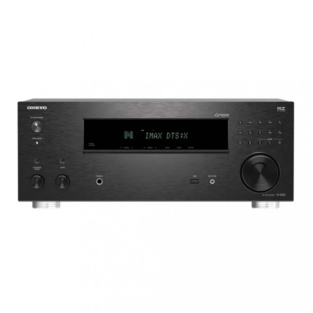 Onkyo TX-RZ30 9.2 -Channel AV Receiver, 170 W/Ch / 6ohms, Dirac Live, THX® Certified, DTS:X, 8K/4K Ultra HD, Works with Sonos, Black
