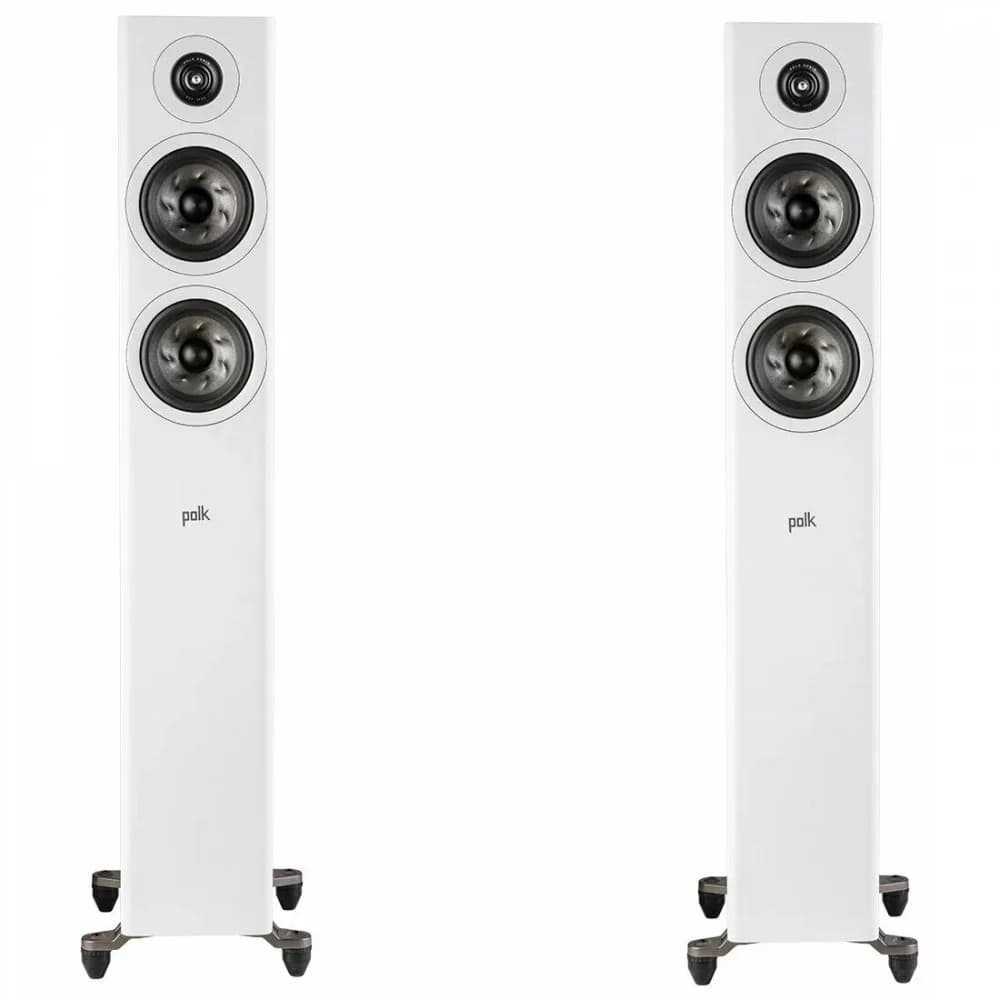 POLK AUDIO Акустическая система Reserve R500 БЕЛЫЙ (Пара) Напольная АС, динамиков - 3, полос - 2, чувствительность 87 дБ, импеданс 4 Ом, макс мощность усилителя 200 Вт (на канал, мин. — 25 Вт), Общи