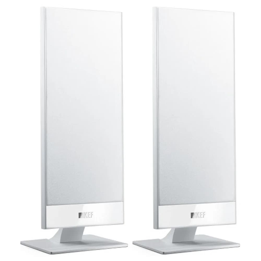 KEF Акустическая система T101 БЕЛЫЙ (Пара) Узкопроффильная 2-полосная АС. Диапазон частот: 80 Гц – 30 кГц. Мощность 10 – 100 Вт. Чувствительность 88 дБ. Сопротивление: 8 Ом. Габариты (ВхШхГ) 330x140
