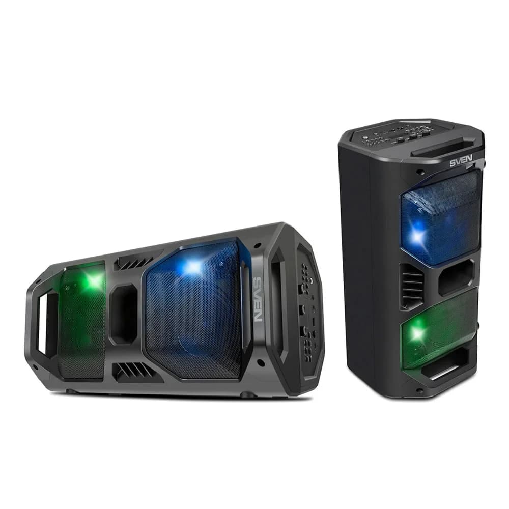 SVEN PS-600, черный, акустическая система (2.0, мощность 2x25 Вт (RMS), Bluetooth, FM, USB, microSD,