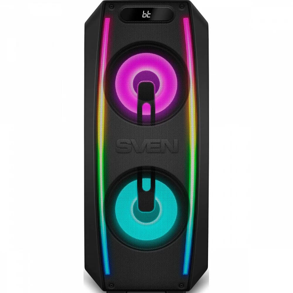 Колонка портативная SVEN PS-740 black (100Вт, USB, Bluetooth, питание от USB/аккумулятора) (SV-022341)