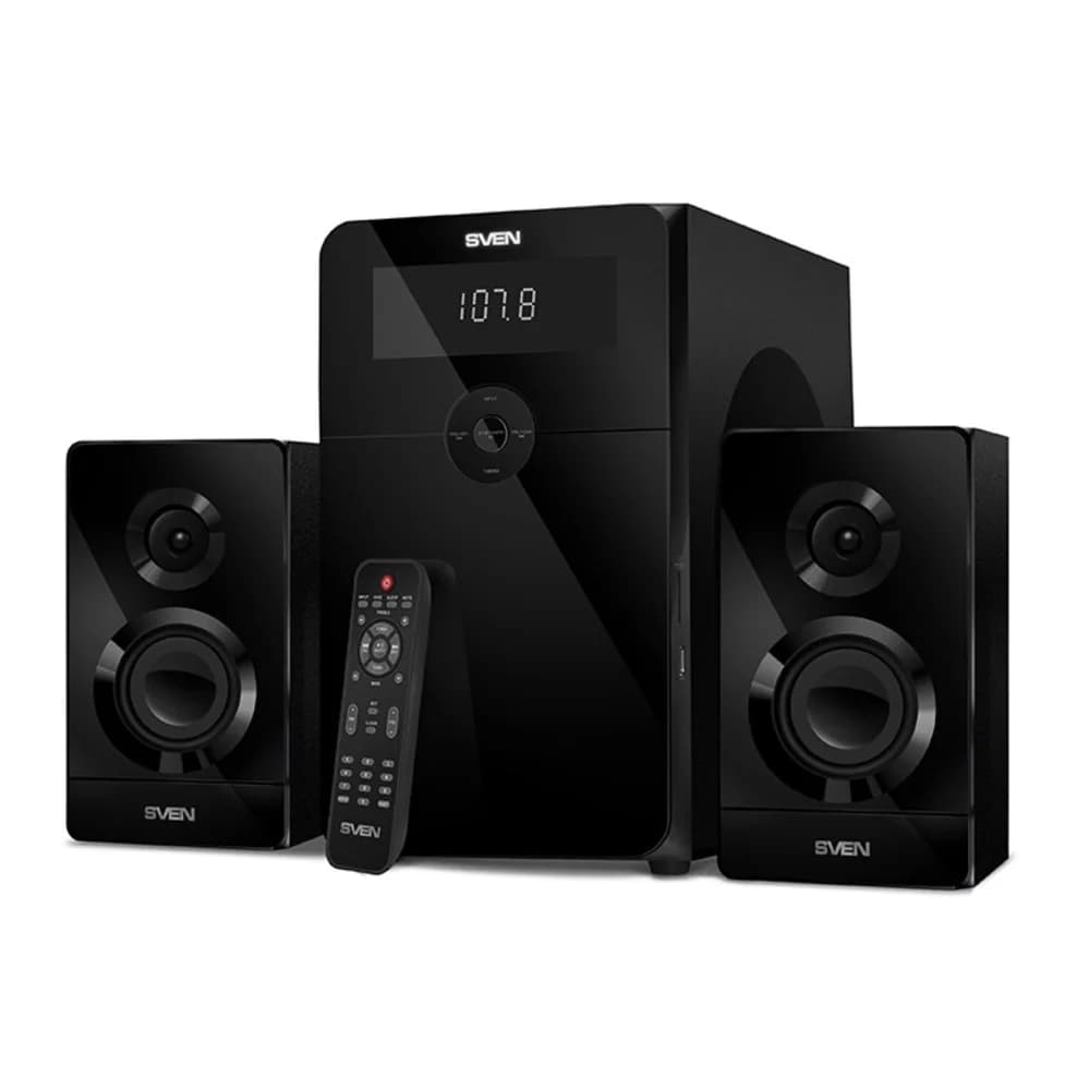 Колонки Sven MS-2250 2.1 черный 80Вт