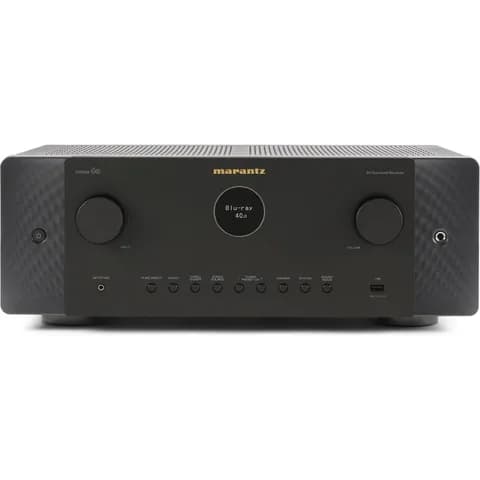 MARANTZ AV-Усилитель CINEMA60 ЧЕРНЫЙ АV-усилитель 7.2, 100 Вт на канал, Dolby Atmos, DTS:X, 8K Ultra HD, и встроенным стримингом HEOS®, 6 входов и 2 выхода HDMI, AirPlay 2, 2 зоны, габариты (ШхГхВ)