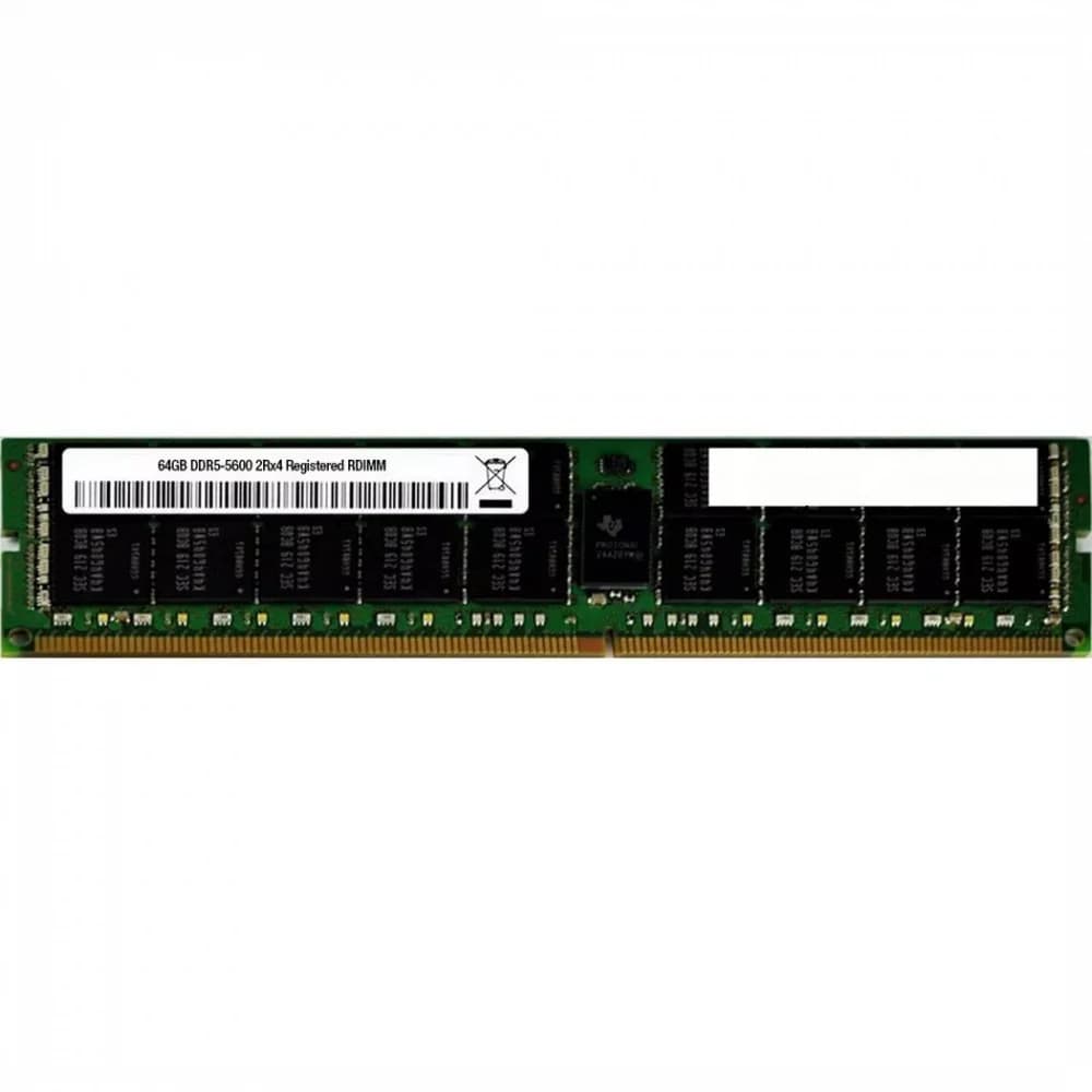 Оперативная память/ 64GB RDIMM, 5600MT/s, Dual Rank