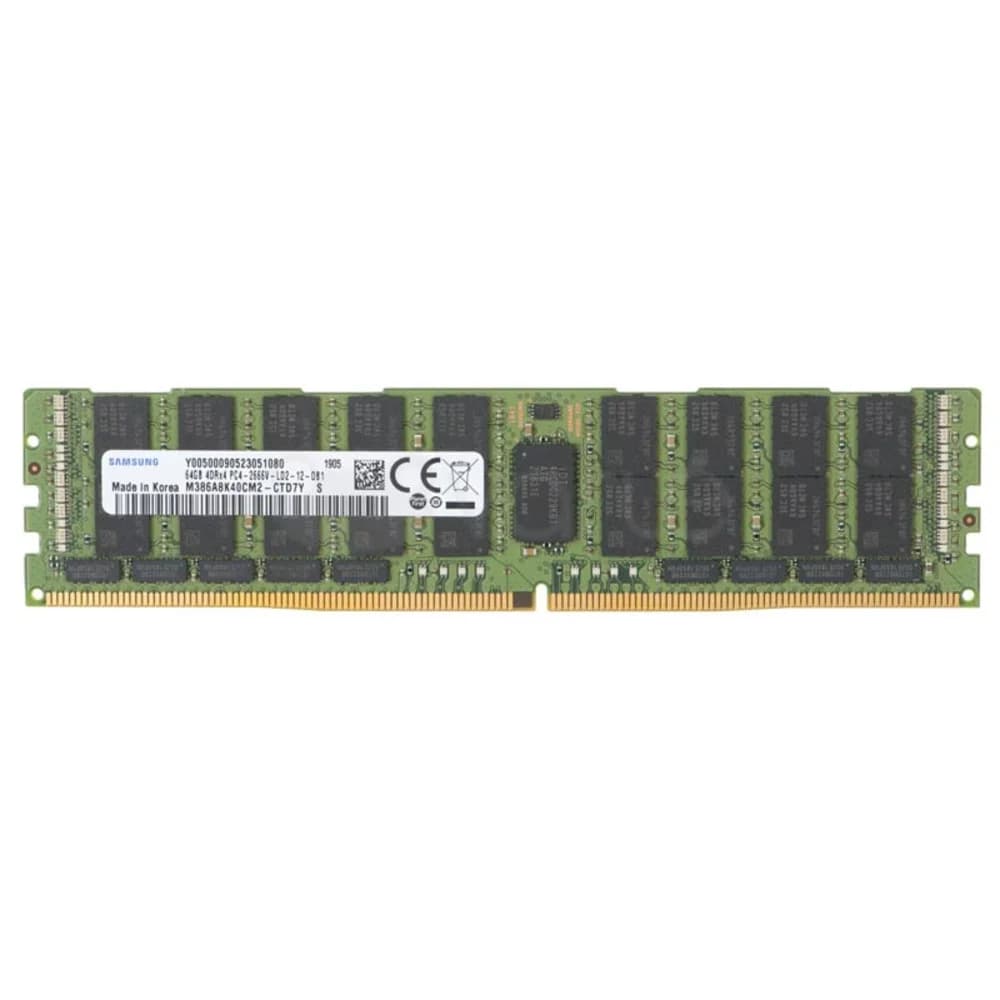 Samsung DDR4 64GB LRDIMM (PC4-25600) 3200MHz ECC Reg Load Reduced 1.2V (M386A8K40DM2-CWE)