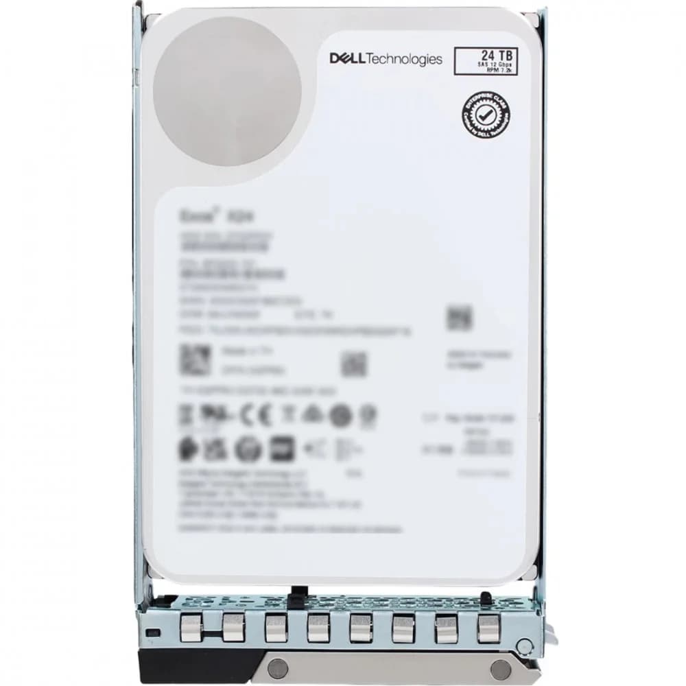 Dell 24TB Hard Drive SAS 12Gbps 7.2K 512e 3.5in Hot-Plug, AG Drive