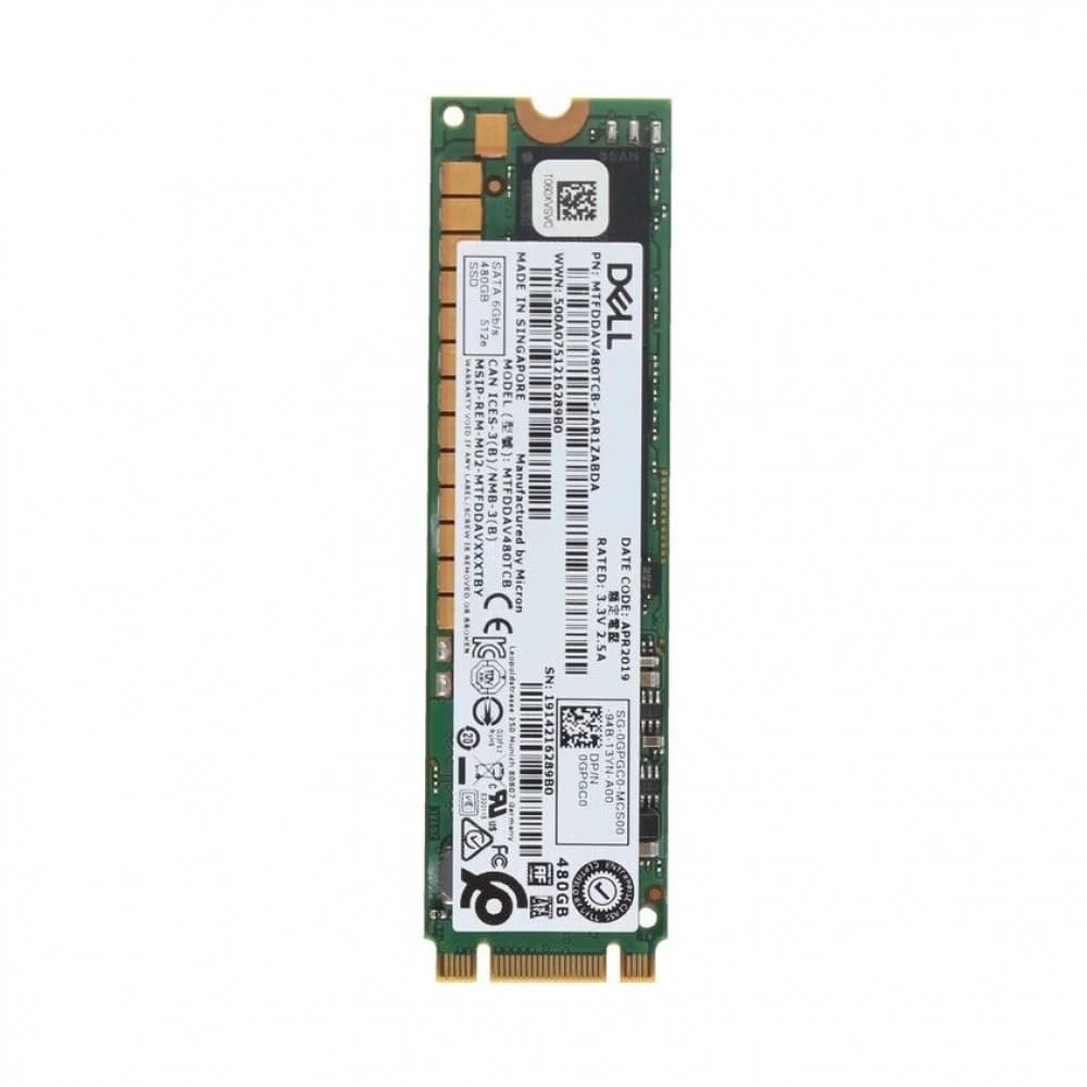 480GB SSD M.2 SATA 6Gbps 512e