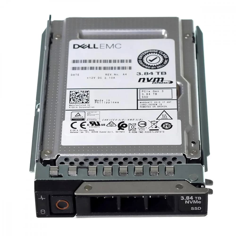 SSD 3.84TB U.2 Dell G15 Hard Drive NVMe RI NEW,