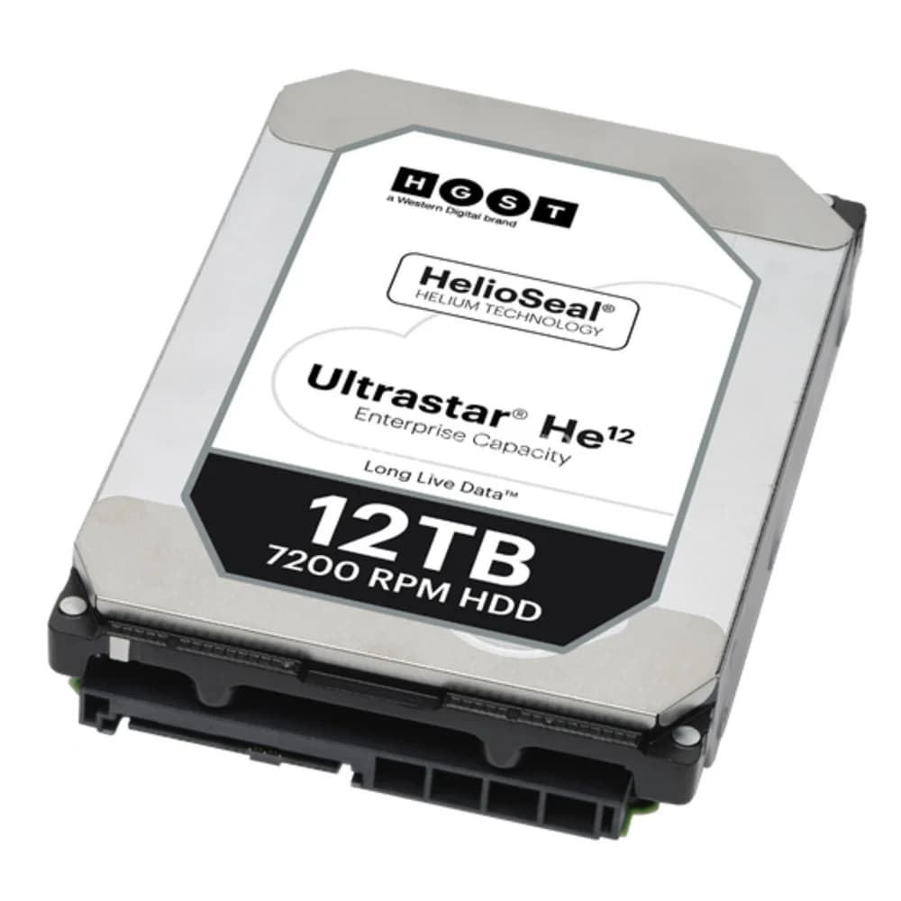 HDD Server WD/HGST Ultrastar HE12 (3.5’’, 12TB, 256MB, 7200 RPM, SAS 12Gb/s, 512E SE) SKU: 0F29532