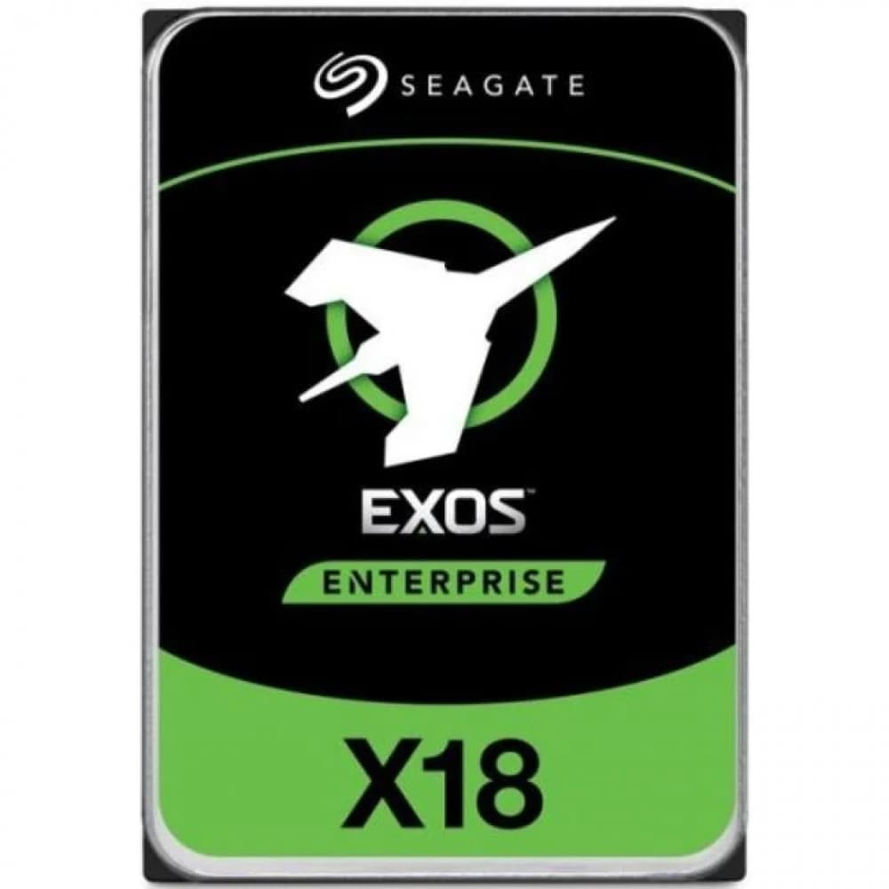 Seagate Exos X18 HDD 3.5" SAS 14Tb, Exos X18, 7200 rpm, 256Mb buffer, 512e/4kn, CMR, ST14000NM004J, 1 year