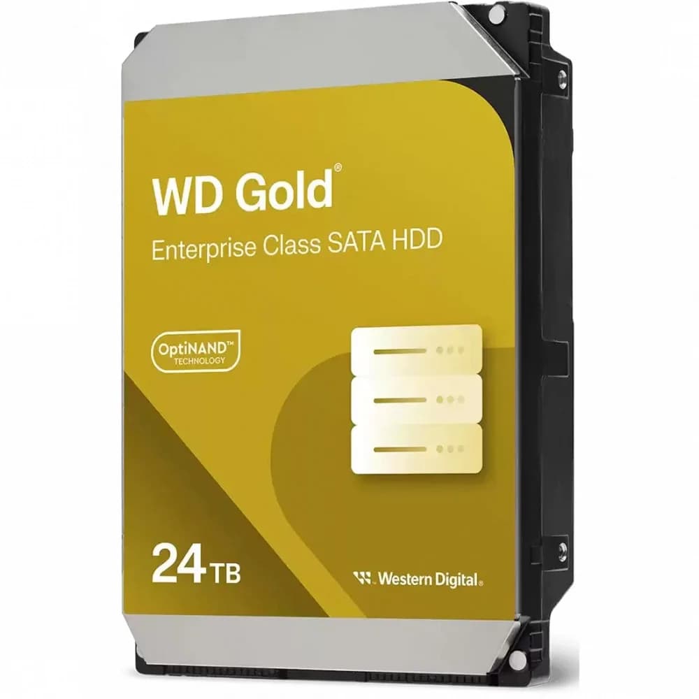24TB WD Gold (WD241KRYZ) {SATA III 6 Gb/s, 7200 rpm, 512Mb buffer}