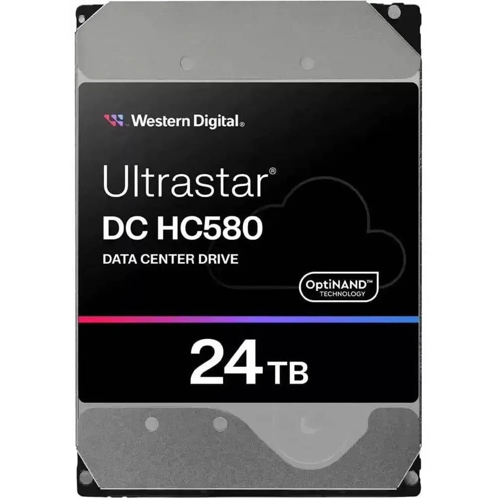 Жесткий диск/ HDD WD SATA Server 24Tb Ultrastar DC HC580 7200 6Gb/s 512MB 1 year warranty