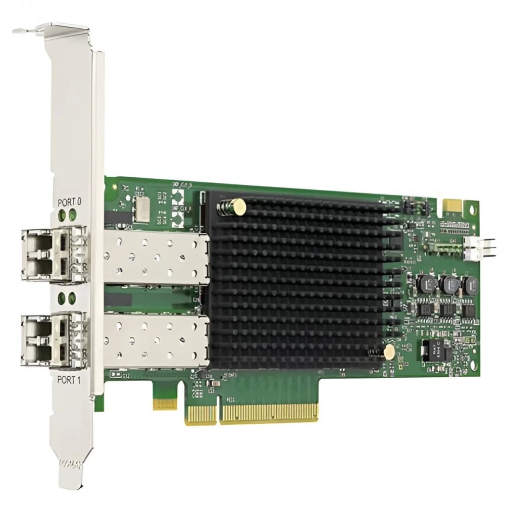 Broadcom Emulex LPe31002-AP (LPe31002-M6) Gen 6 (16GFC), 2-port, 16Gb/s, PCIe Gen3 x8, LC MMF 100m, 1 year