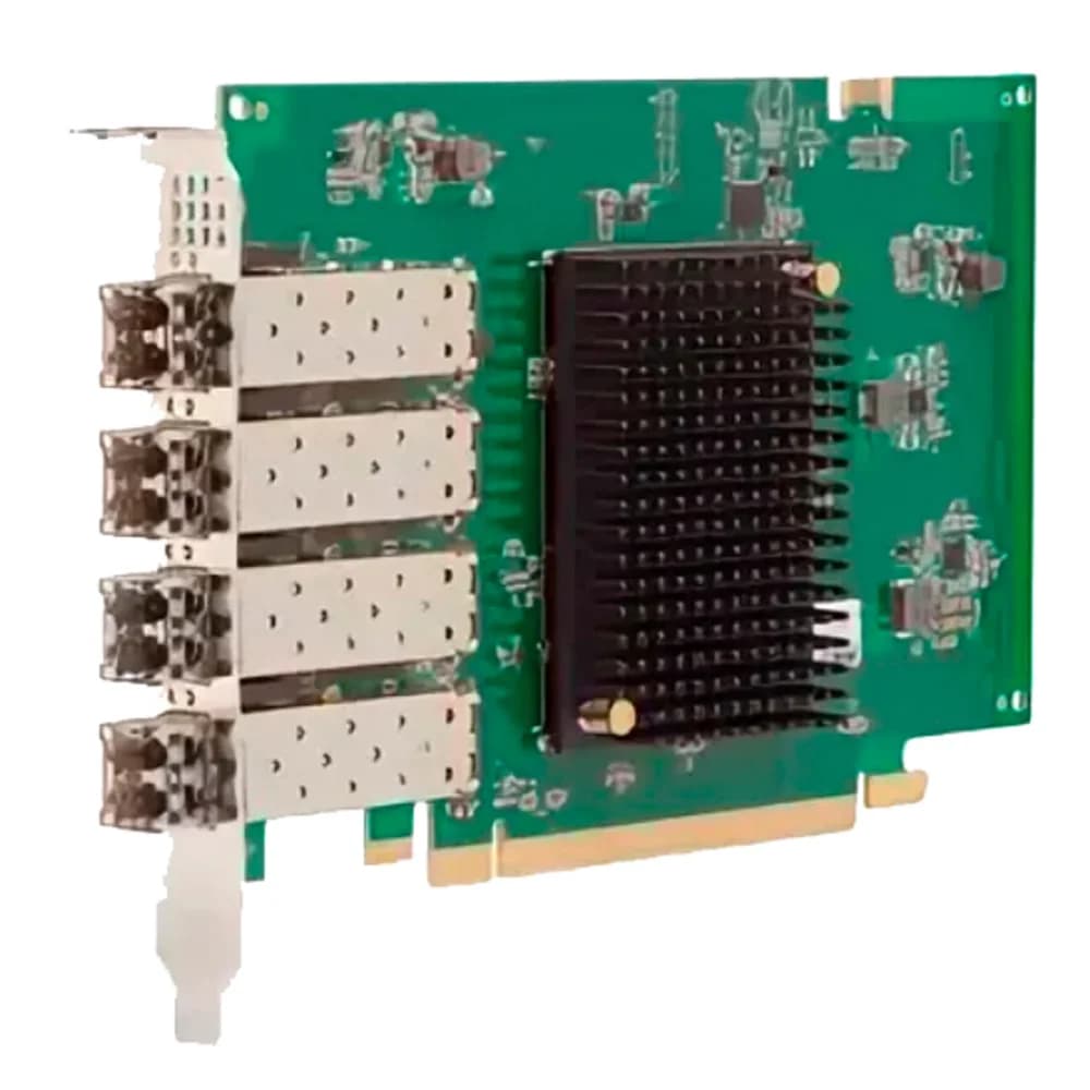 Emulex LPe35004-M2 Gen 7 (32GFC), 4-port, 32Gb/s, PCIe Gen3 x16, Upgradable to 64G {5}