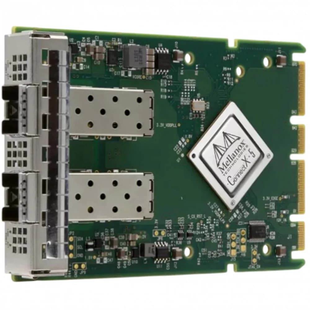 Сетевой адаптер/ Nvidia ConnectX-6 Lx Dual Port 10/25GbE SFP28 Adapter, PCIe Low Profile