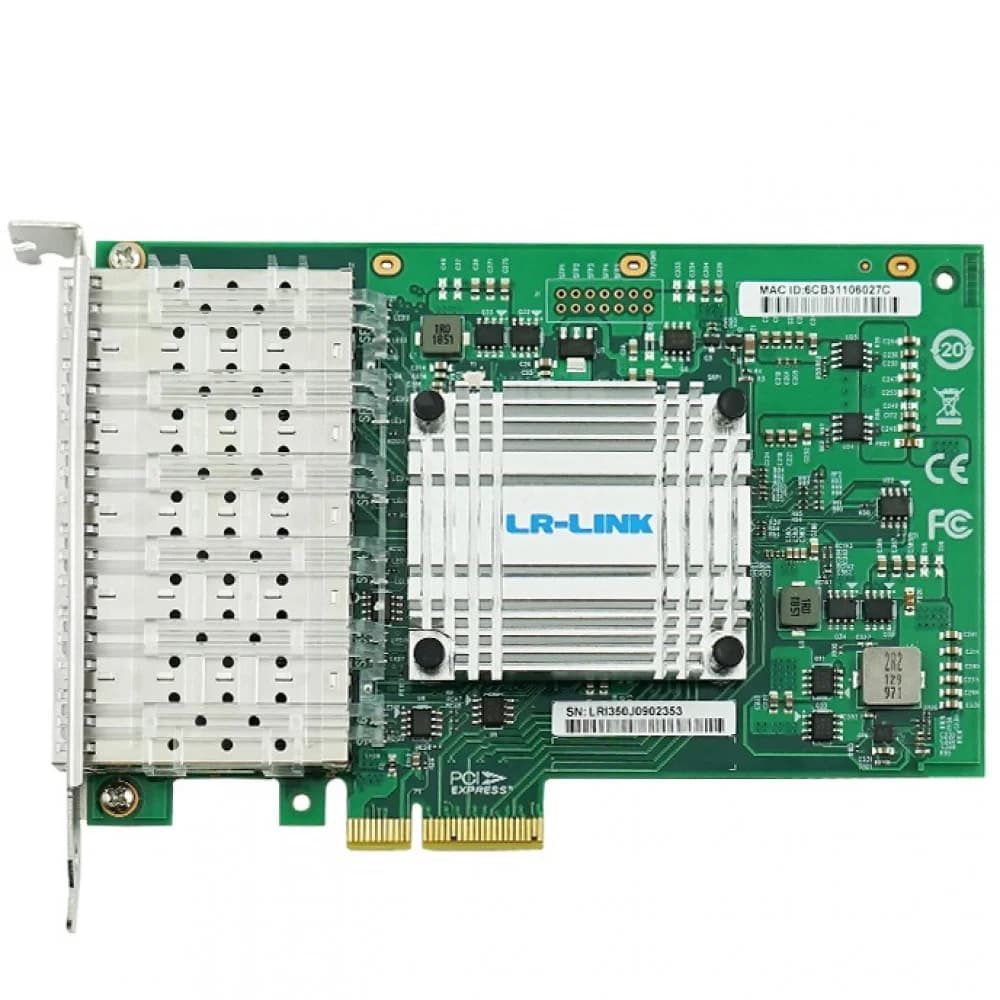 Сетевой адаптер PCIE 1GB 6SFP LRES1006PF-6SFP LR-LINK