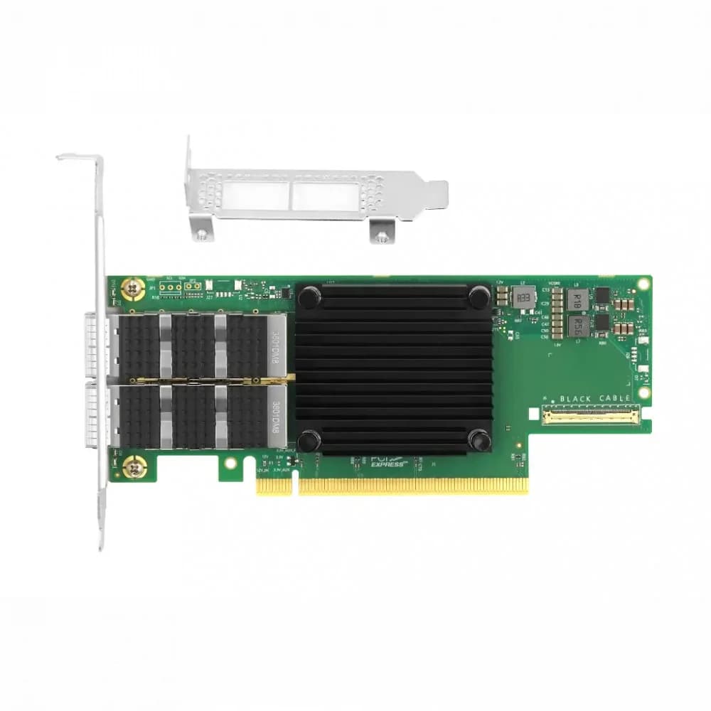 Сетевой адаптер PCle x16 Dual-Port Fiber 200G QSFP56 Ethernet (Mellanox) LR-LINK