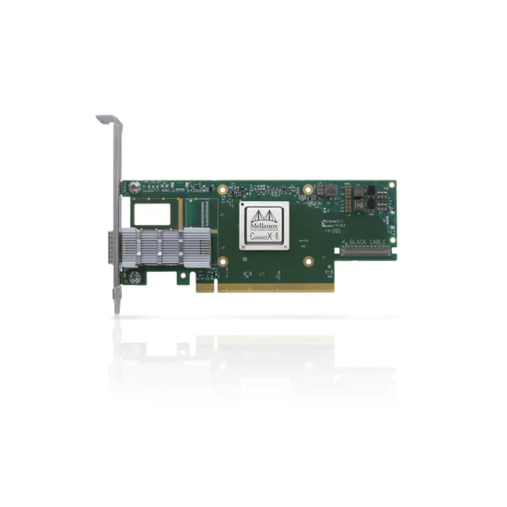 ConnectX®-6 VPI adapter card, HDR IB (200Gb/s) and 200GbE, single-port QSFP56, PCIe4.0 x16, tall bracket