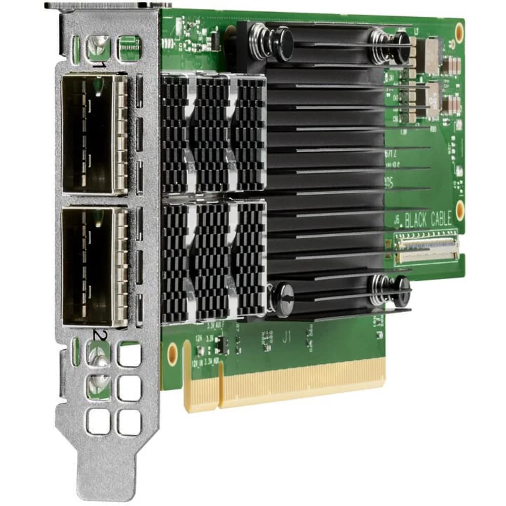 ConnectX®-6 VPI adapter card, 100Gb/s (HDR100, EDR IB and 100GbE), dual-port QSFP56, PCIe3.0/4.0 x16, tall bracket