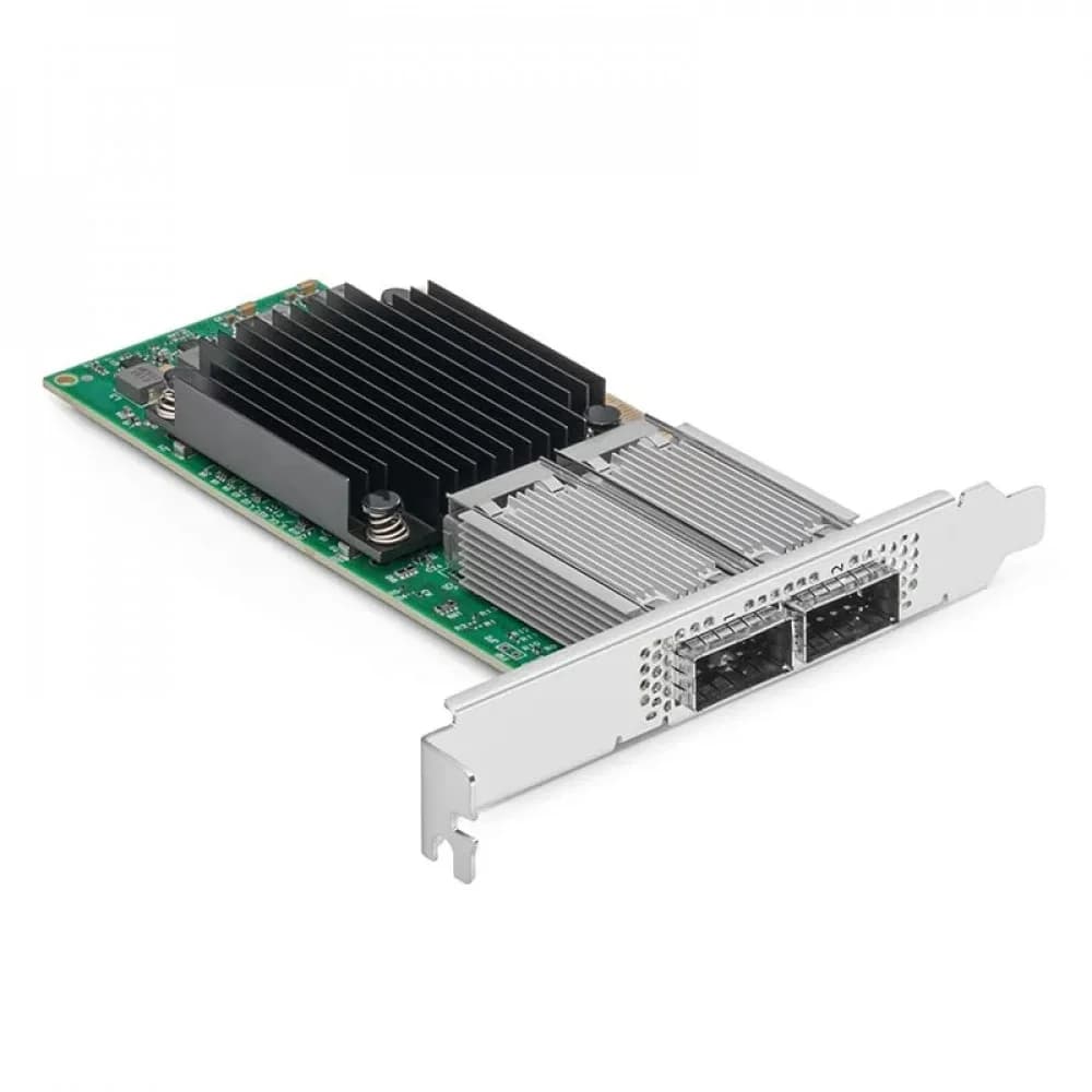 ConnectX®-5 EN network interface card, 100GbE dual-port QSFP28, PCIe3.0 x16, tall bracket, ROHS R6