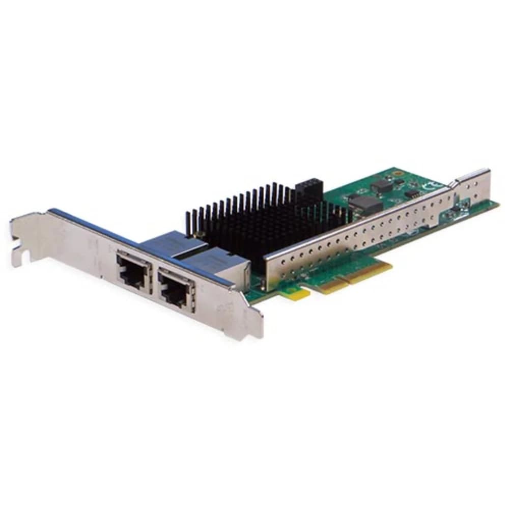 Silicom PE310G2i50-T Dual Port Copper 10 Gigabit Ethernet PCI Express Server Adapter X4 Gen 3.0, Based on Intel X550-AT2, RoHS compliant (analog X550T2)
