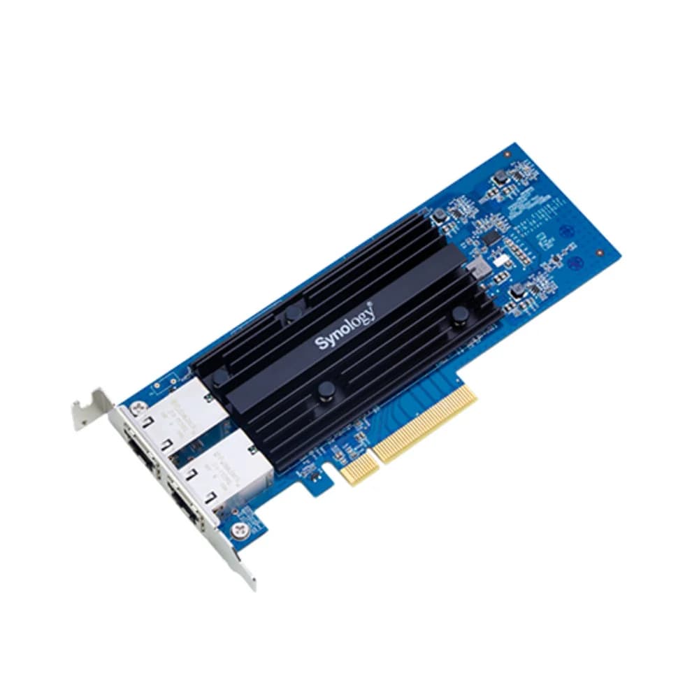 Synology 10 Gigabit dual port RJ-45 PCIe 3.0 4x adapter(incl LP and FH bracket)