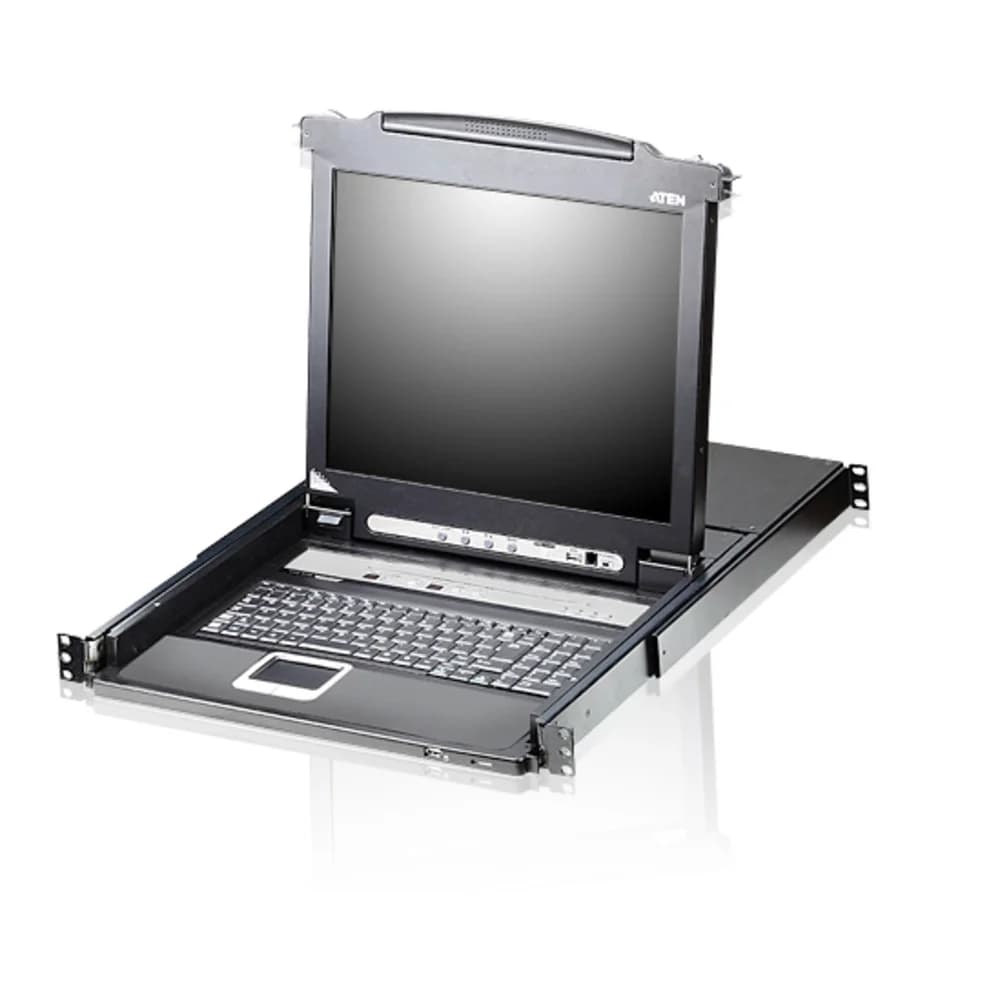 SINGLE RAIL 16P PS/2-USB LCDKVMP 17INCH