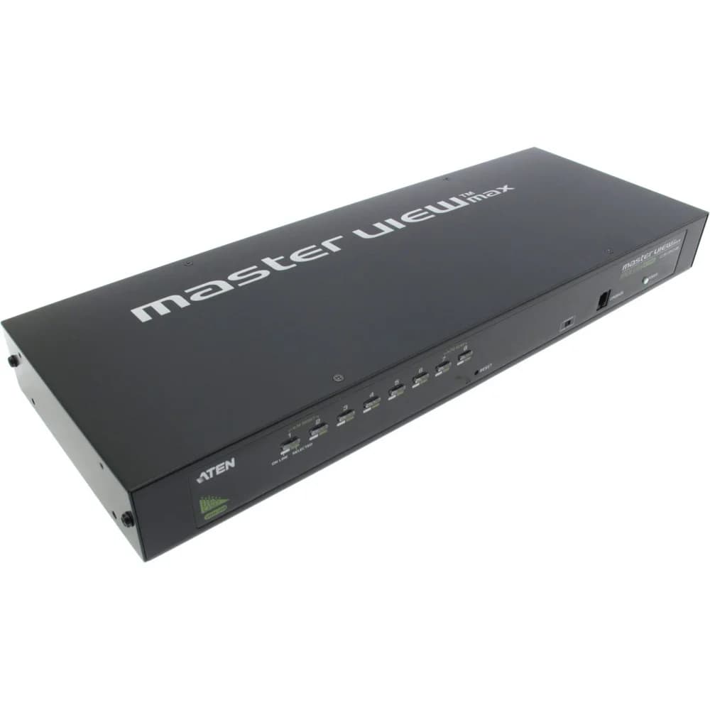 ATEN 8 PORT PS/2 USB KVMP SWITCH W/230V ADP.
