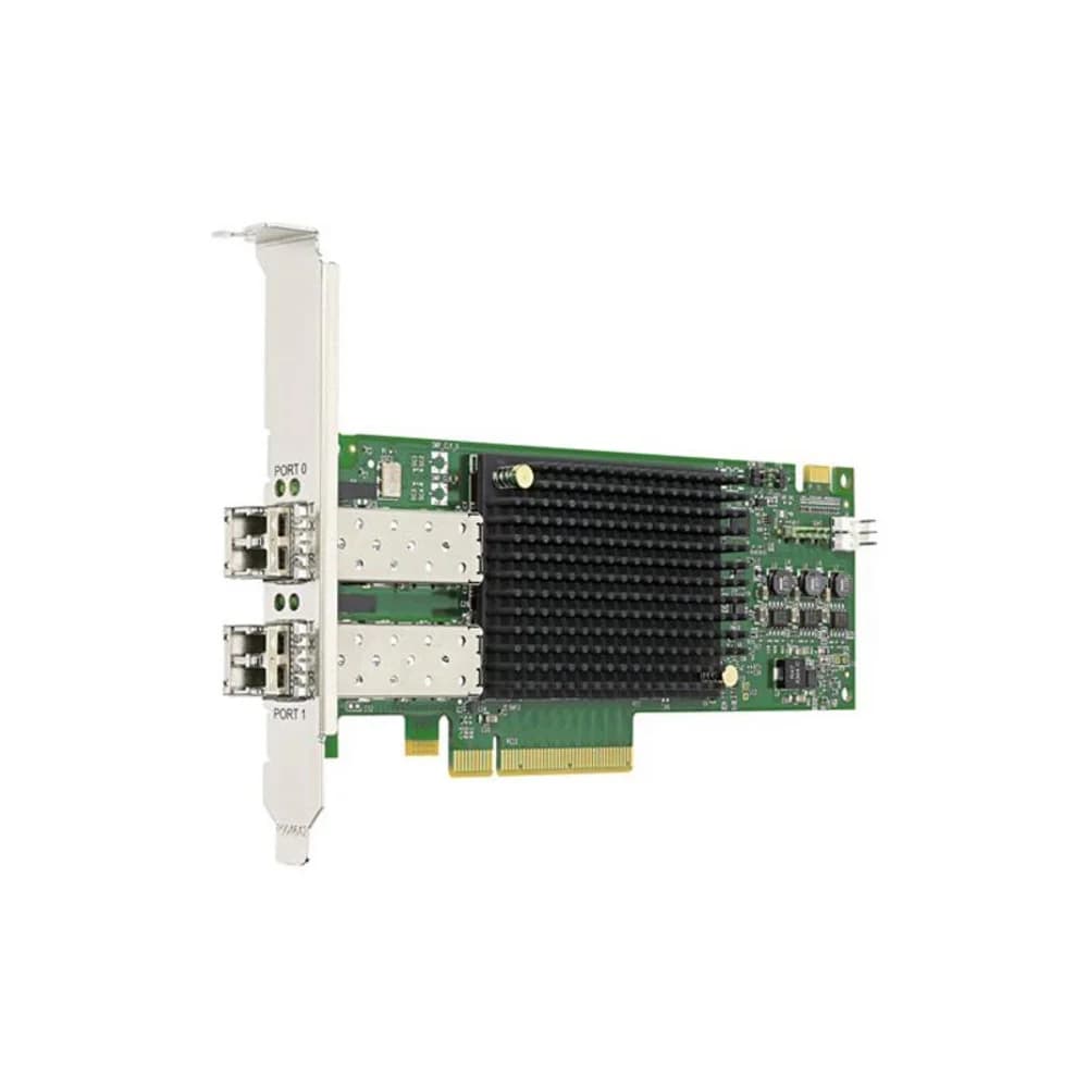 Emulex LPe31002-M6 Gen 6 (16GFC), 2-port, 16Gb/s, PCIe Gen3, Upgradable to 32GFC