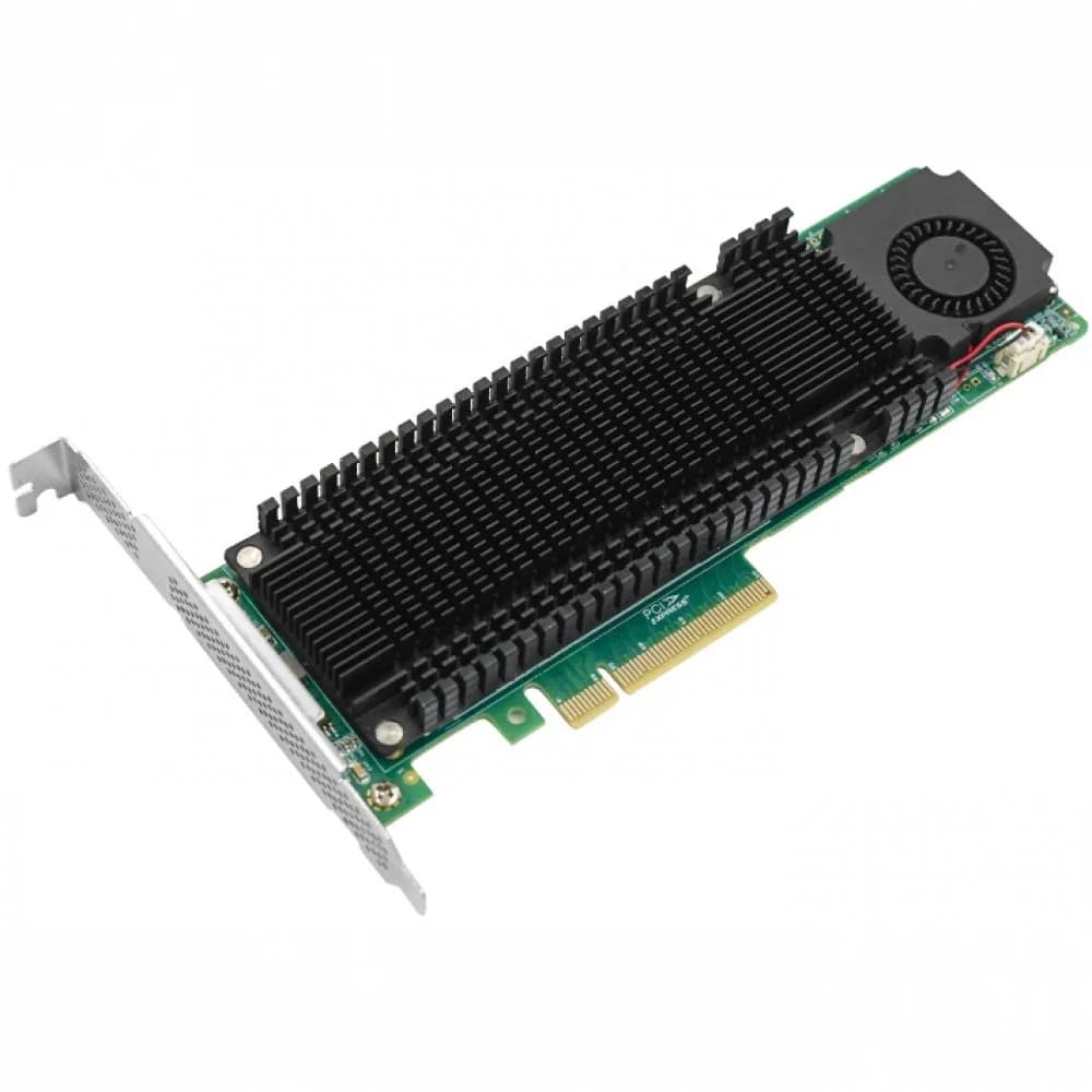 Сетевой адаптер PCIe3.0 x8 to Dual-port U.2 NVMe (Marvell 88NR2241) LR-LINK