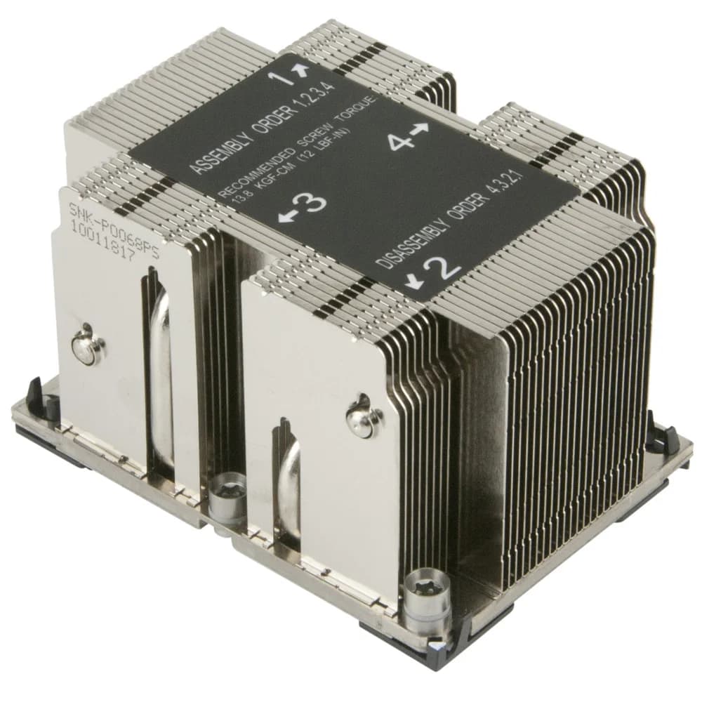 Пассивный вариатор охлаждения процессора Supermicro 2U Passive CPU Heat Sink Socket LGA3647-0