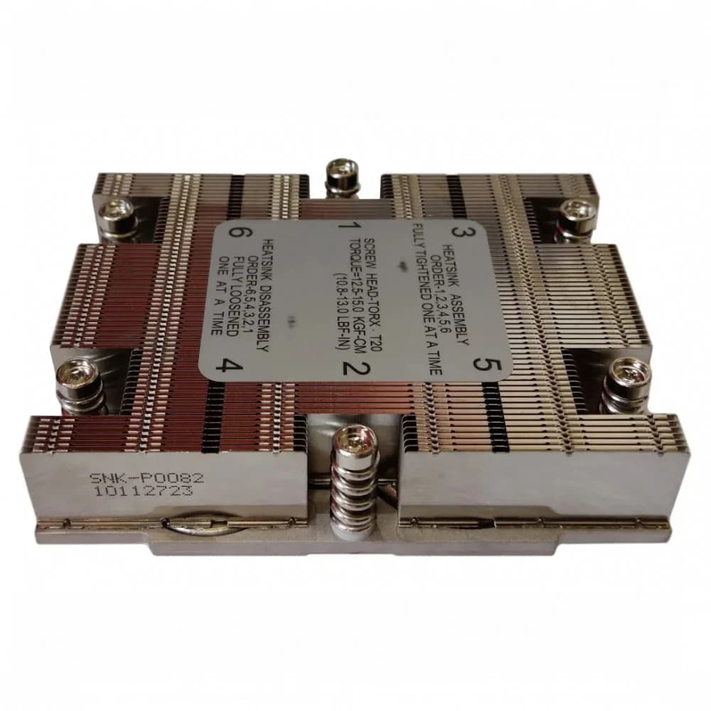 Зап. часть радиатор для кулера CPU, Supermicro, SNK-P0082V, 1U, Socket SP5