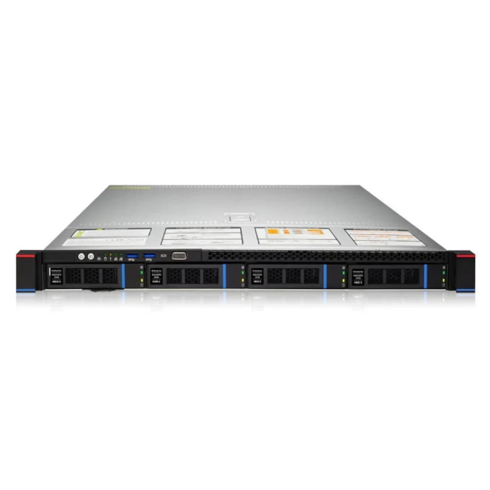 Серверная платформа, Gooxi, SL101-D04R-G3, 1U4bay, Intel, Whitley, 2P, 2x550W, Rail Kit