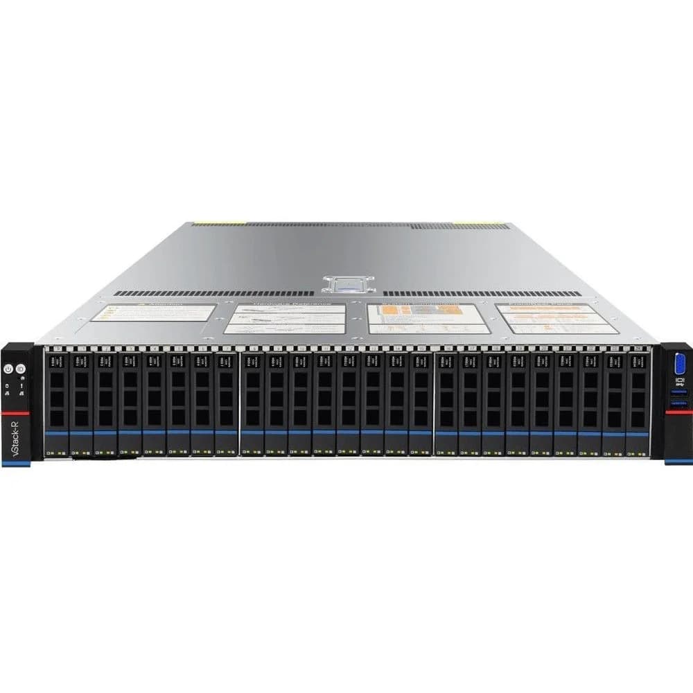 Серверная платформа/ Gooxi SL201-D24R-NV-G4 2u 24bay server with NVME bp,based on rapid sapphire, cooler 350W 2xPCIe 5.0x16 4xPCIe 4.0x8 2x 2.5" rear SAS/SATA 2x 2.5" rear NVMe 1300W 1+1 EU power ca