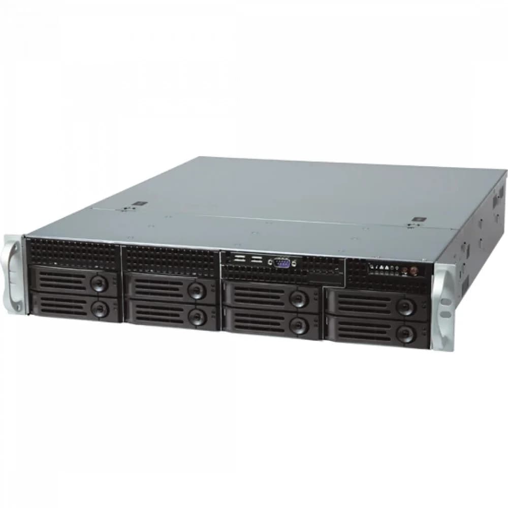 Серверный корпус/ 2U chassis ATX, Micro-ATX, Mini-ITX MBs 8-port 12 Gbps SAS/ SATA to SAS BP 8 x 3.5'' hsb + 2 x 3.5" internal 7 x LP/ HL slot 550W single no rails