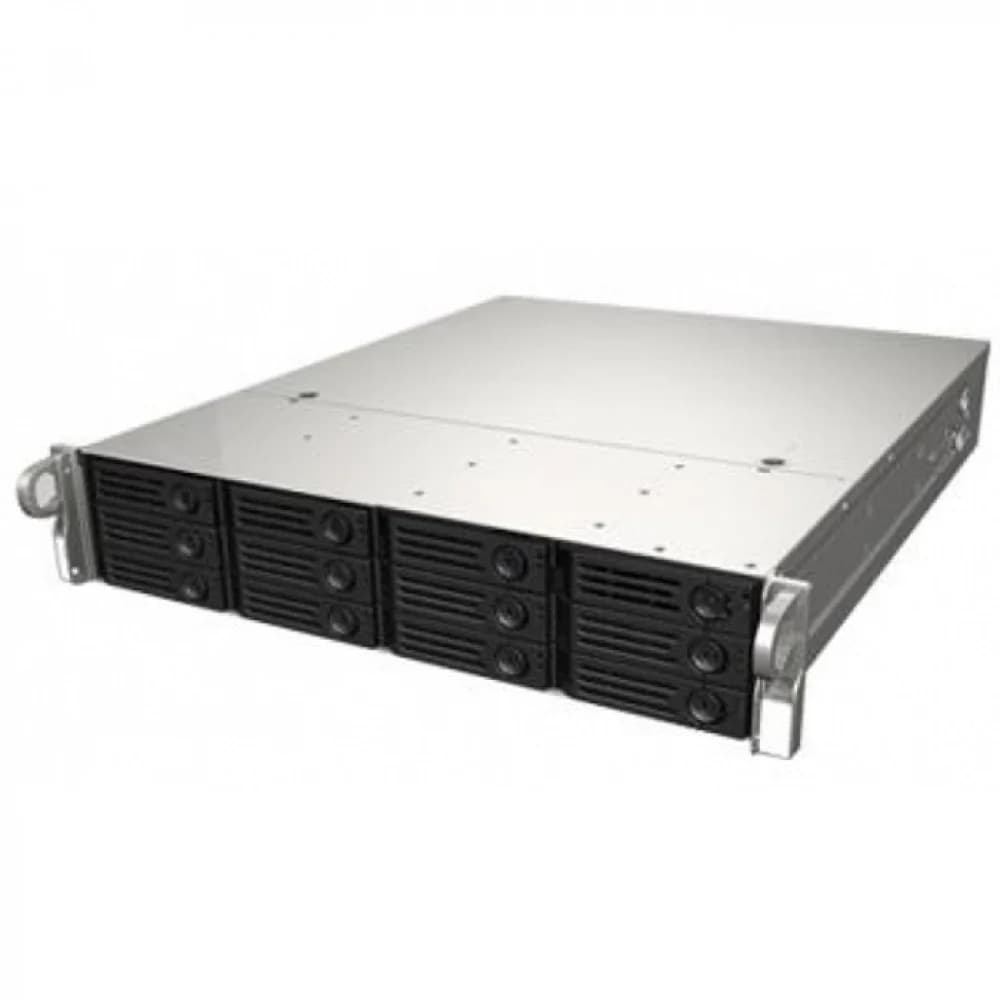Серверный корпус/ 2U short chassis, 2*3.5'' swappable HDD tray, 2*3.5'' internal HDD bay