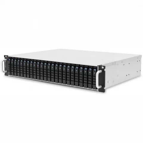 Дисковая полка/ 2U 24x 2.5" hot-swap bays, hot-swap JBOD with dual SAS 24G expander controller, dual BMC, tool-less HDD tray, 800W 1+1 hot-swap redundant 80+ Platinum, tool-less rail kit (4X series)
