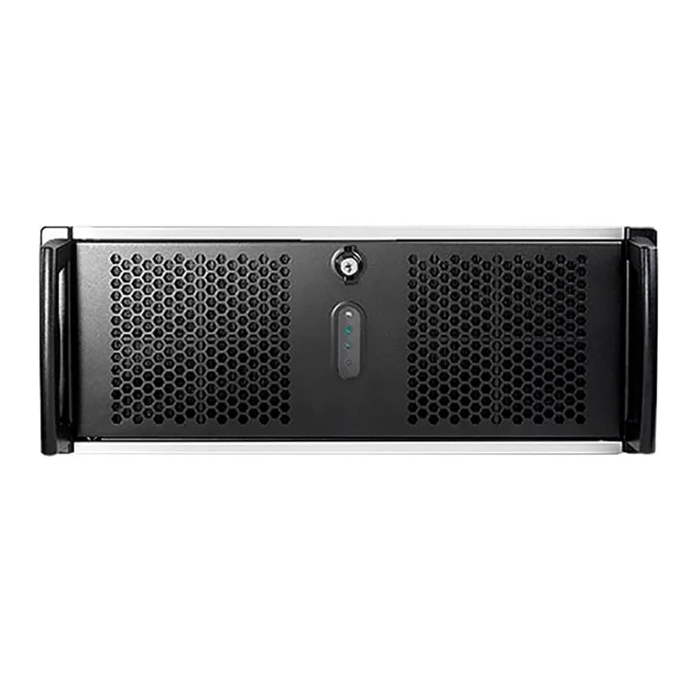 RM42300-F2-U3, 4U 12*10.5" M/B,5.25" BAY*3+3.5" BAY*5,12CM FAN,17.5" ,BK CC1012,USB3.0,W/TWO (RM42300H11*13720)