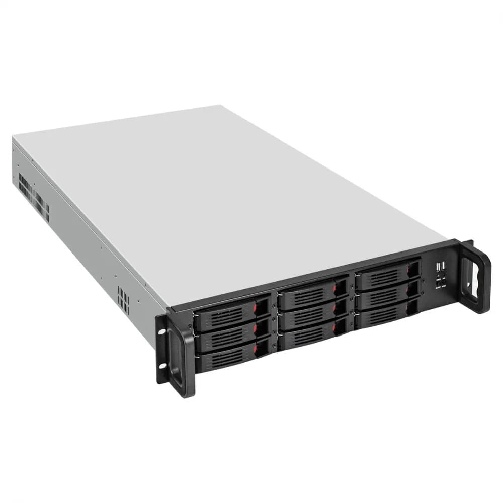 Серверный корпус ExeGate Pro 2U650-HS09 RM 19", высота 2U, глубина 650, БП 2U-500ADS, 9xHotSwap, 2*USB