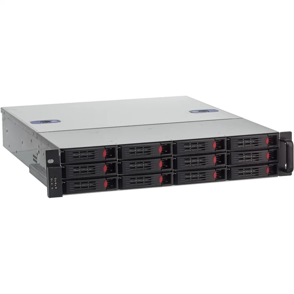 Серверная платформа ExeGate Pro 2U550-HS12 RM 19", высота 2U, глубина 550, Redundant БП 2x550W, 12xHotSwap, USB