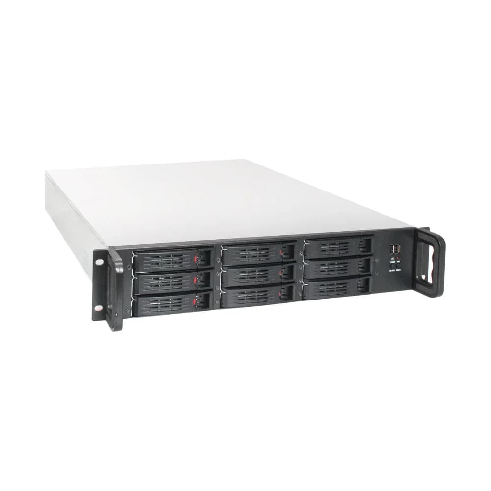 Серверная платформа ExeGate Pro 2U650-HS09 RM 19", высота 2U, глубина 650, Redundant БП 2x800W, 9xHotSwap, 2*USB