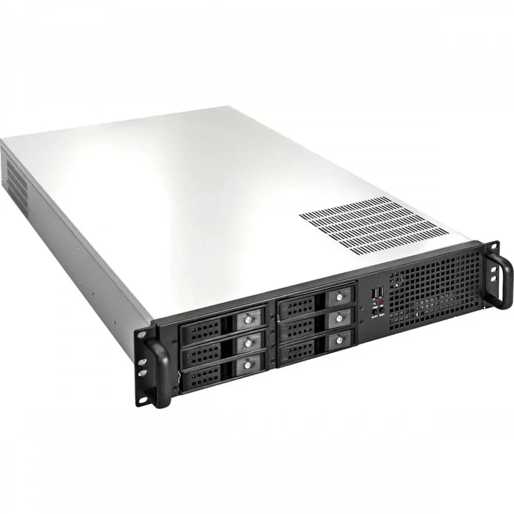 Серверный корпус ExeGate Pro 2U660-HS06 RM 19", высота 2U, глубина 660, БП 1200ADS, 6xHotSwap, USB