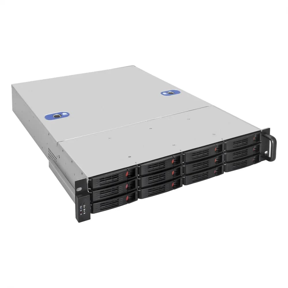 Серверный корпус ExeGate Pro 2U660-HS12 RM 19", высота 2U, глубина 660, БП 2U-500ADS, 12xHotSwap