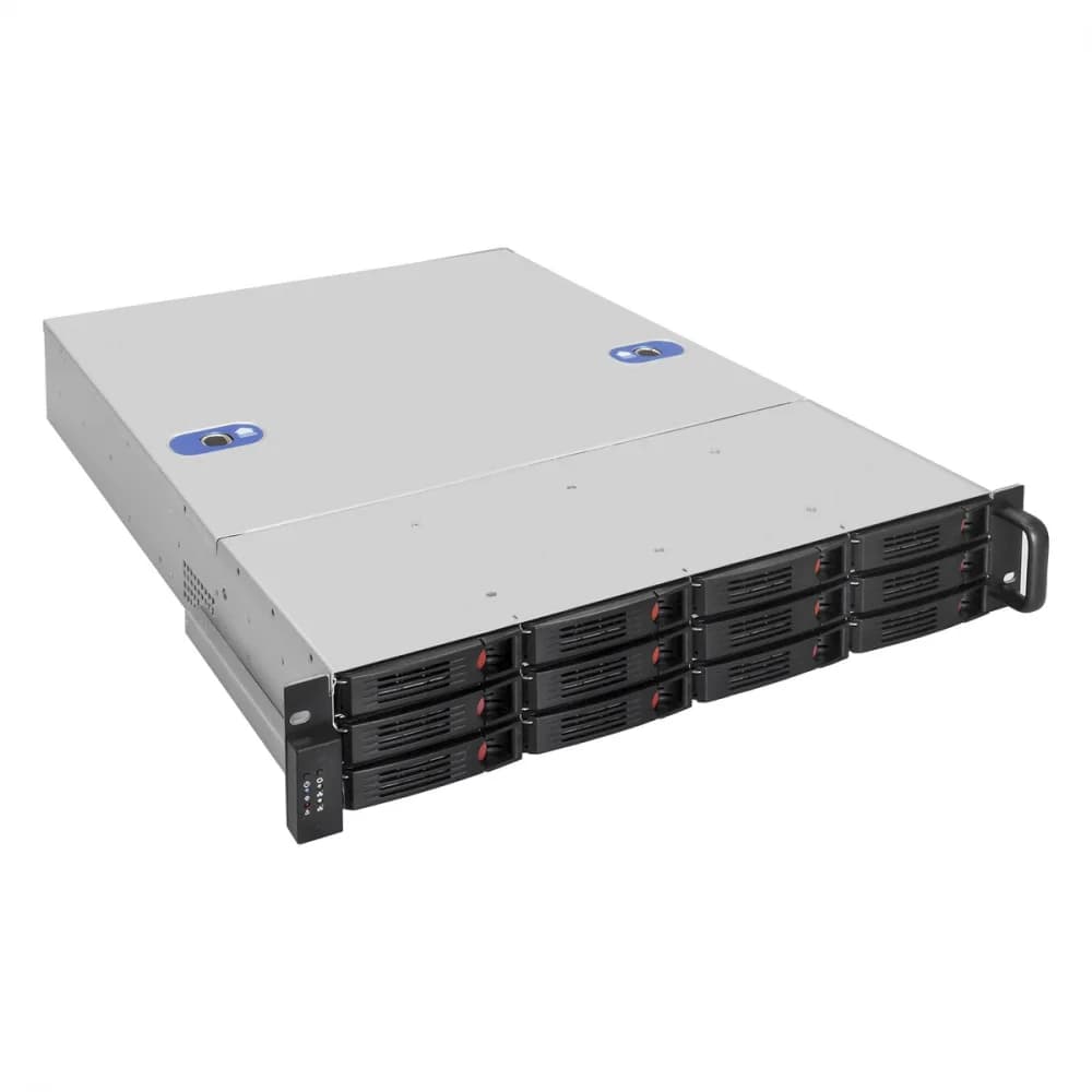 Серверный корпус ExeGate Pro 2U660-HS12 RM 19", высота 2U, глубина 660, БП 2U-800ADS, 12xHotSwap