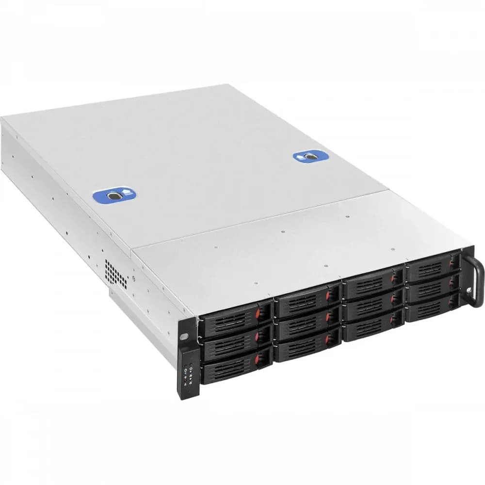 Серверная платформа ExeGate Pro 2U660-HS12 RM 19", высота 2U, глубина 660, Redundant БП 2x800W, 12xHotSwap