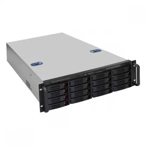 Серверная платформа ExeGate Pro 3U660-HS16 <RM 19", высота 3U, глубина 660, Redundant БП 2x1200W, 16xHotSwap, USB>