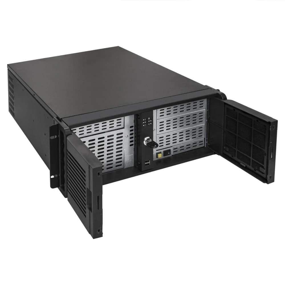 Серверный корпус ExeGate Pro 4U480-15/4U4132 RM 19", высота 4U, глубина 480, БП 1100RADS, USB