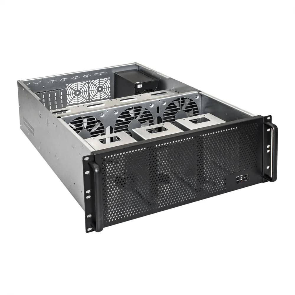 Серверный корпус ExeGate Pro 4U650-18 RM 19", высота 4U, глубина 650, БП 1100ADS, USB