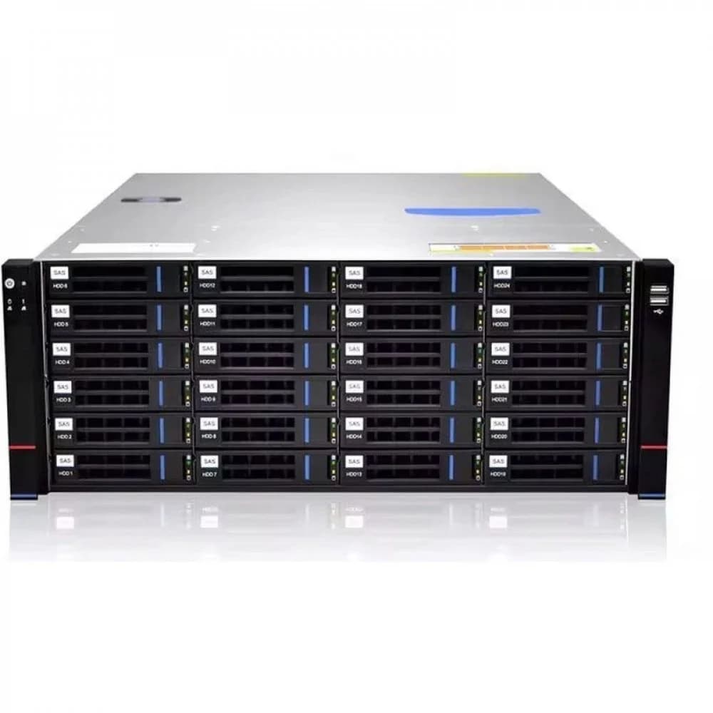 Серверный корпус/ 4U 36bay chassis ,Expander backplane rear 2*2.5"SAS/SATA 1300W 1+1 EU power cables rail kit